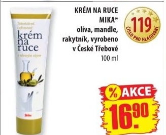 Krem na ruce mika