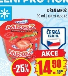 Zmrzlina dren mroz prima