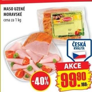 Maso moravske uzene schneider