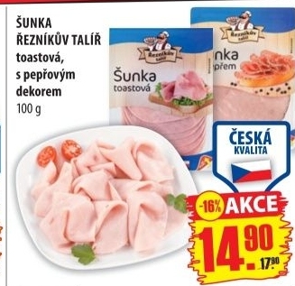 Sunka dusena toastova reznikuv talir