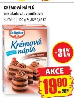 Napln kremova dr oetker