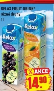 Napoj fruit drink relax