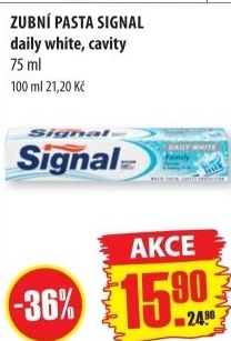 Pasta na zuby daily white family signal