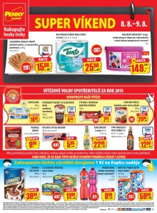 akční leták Penny Market 6.8.2015-12.8.2015