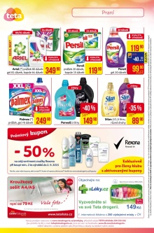akční leták Teta drogerie 6.8.2015-15.8.2015