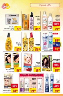 akční leták Teta drogerie 6.8.2015-15.8.2015