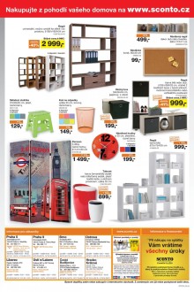 akční leták Sconto nábytek 5.8.2015-18.8.2015