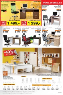 akční leták Sconto nábytek 5.8.2015-18.8.2015