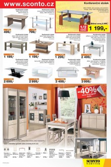 akční leták Sconto nábytek 5.8.2015-18.8.2015