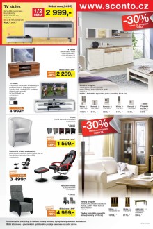 akční leták Sconto nábytek 5.8.2015-18.8.2015