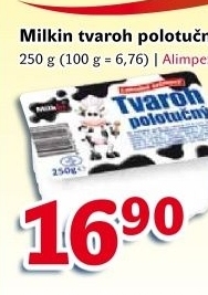 Tvaroh jemny milkin