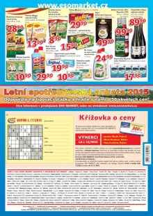 akční leták ESO MARKET 12.8.2015-23.8.2015