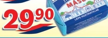 Maslo jihoceske madeta
