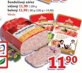 Narez sendvicovy vahala