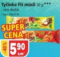 Tycinka musli fit