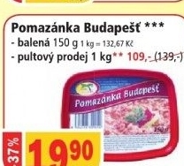 Pomazanka budapestska lahudky palma