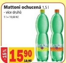 Voda ochucena mattoni