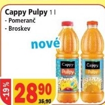 Napoj pulpy cappy