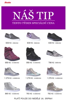 akční leták Baťa 12.8.2015-16.8.2015