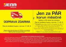 akční leták Jena nábytek 17.8.2015-25.8.2015