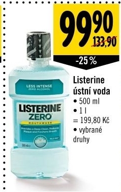 Ustni voda listerine