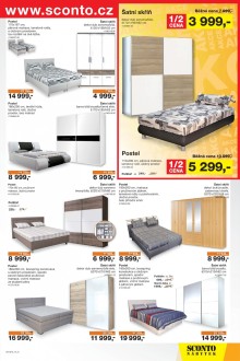 akční leták Sconto nábytek 19.8.2015-1.9.2015