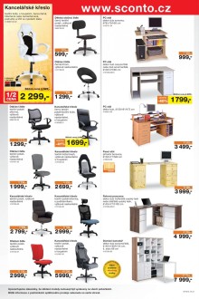 akční leták Sconto nábytek 19.8.2015-1.9.2015