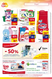akční leták Teta drogerie 20.8.2015-29.8.2015