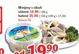 Matjesy s cibuli nowaco