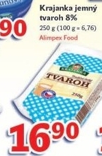 Tvaroh jemny 8 krajanka