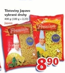 Testoviny vajecne premium japavo
