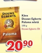 Kava mleta paloma douwe egberts