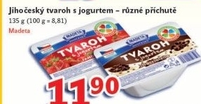 Dezert tvaroh s jogurtem jihocesky madeta