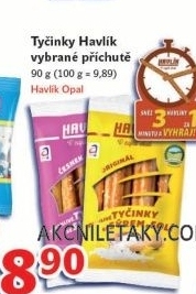 Tycinky trvanlive se syrem a soli havlik