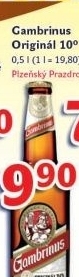 Pivo svetle vycepni original 10 gambrinus