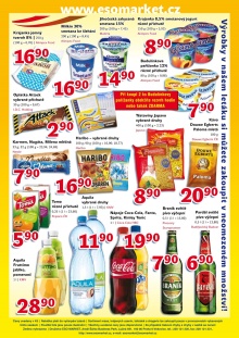 akční leták ESO MARKET 26.8.2015-6.9.2015