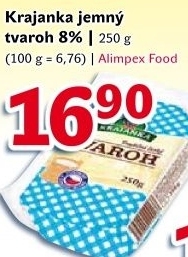 Tvaroh jemny 8 krajanka