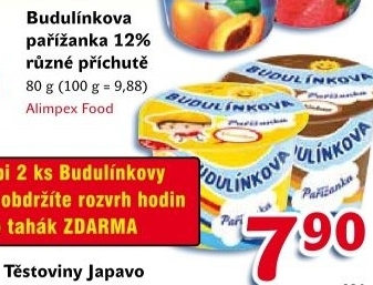 Dezert budulinkova parizanka