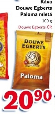 Kava mleta paloma douwe egberts