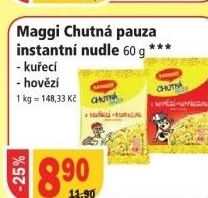 Polevka nudlova instantni chutna pauza maggi