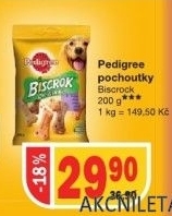 Pamlsky pro psy biscrok pedigree