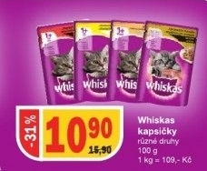 Kapsicky pro kocky whiskas