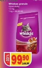 Granule pro kocky whiskas