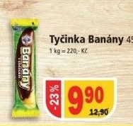 Tycinka banany v cokolade orion