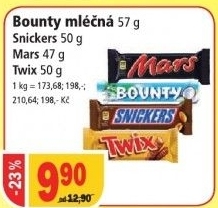 Tycinka bounty mars
