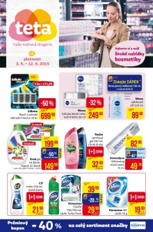 akční leták Teta drogerie 3.9.2015-12.9.2015