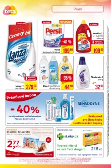 akční leták Teta drogerie 3.9.2015-12.9.2015