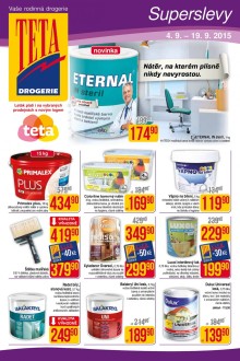 akční leták Teta drogerie 4.9.2015-19.9.2015