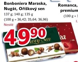 Bonboniera maraska orion