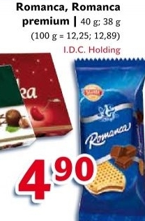 Oplatky romanca sedita